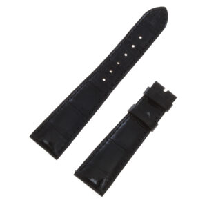 Patek Philippe black alligator strap (21mm x 16mm)