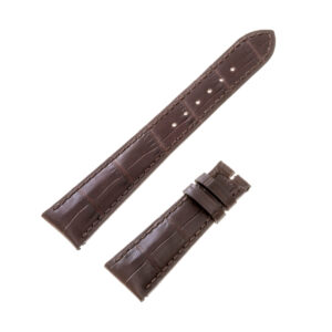 Patek Philippe Matt dark brown Alligator strap (21mm x 16mm)