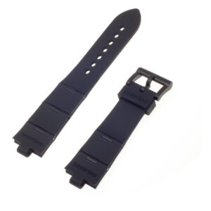 Custom Rubber strap for Bvlgari Diagono in Black (24mm x 20mm)