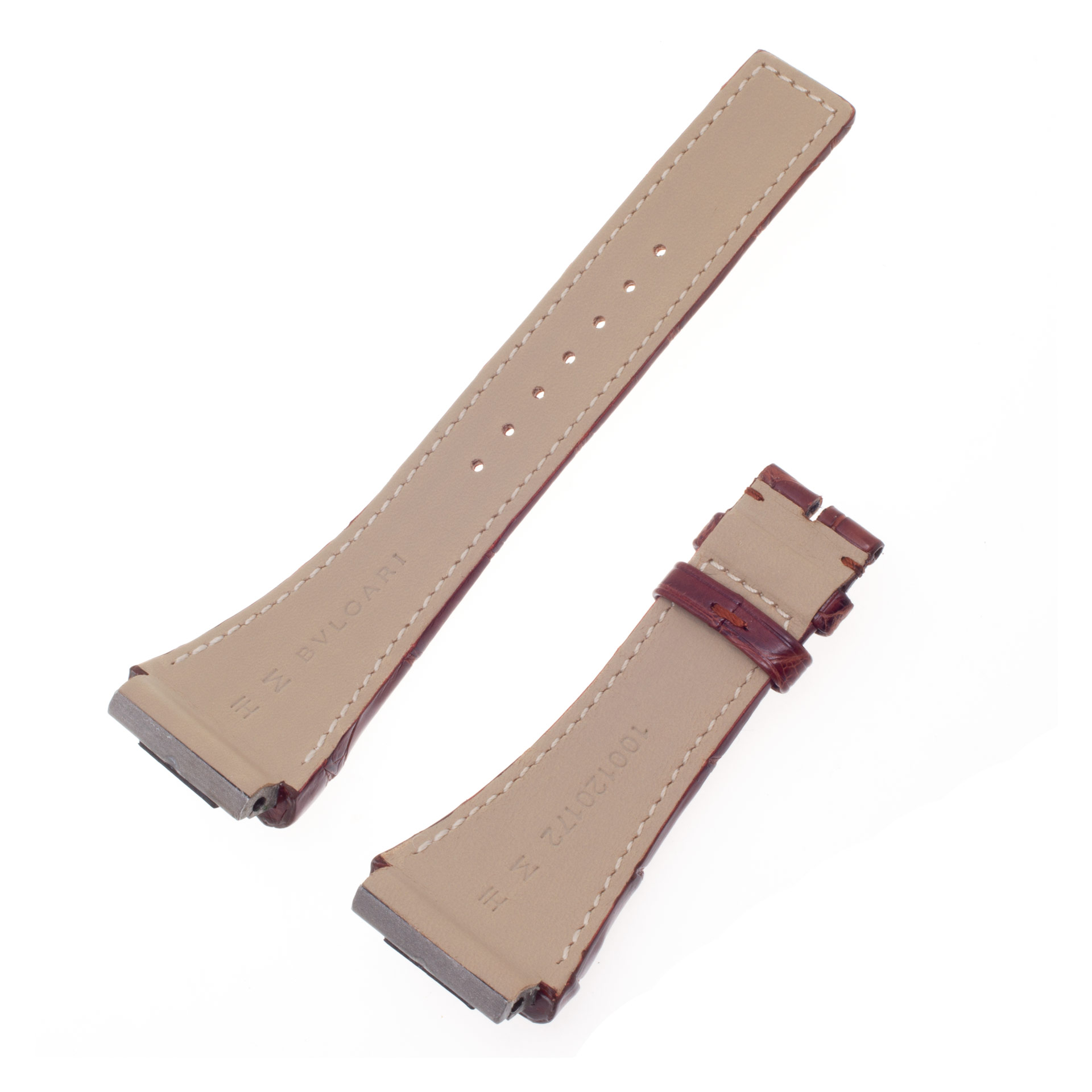 Bvlgari ergon discount leather strap