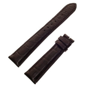 Patek Philippe dark brown alligator strap 20mm x 16mm