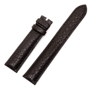 Omega black calf strap 18x16