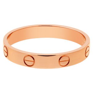 Cartier LOVE ring in 18k rose gold