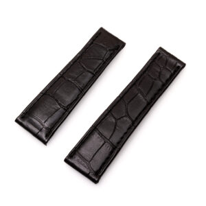 Rolex black alligator strap (20 x 16)