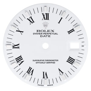 Rolex Date white roman numeral dial