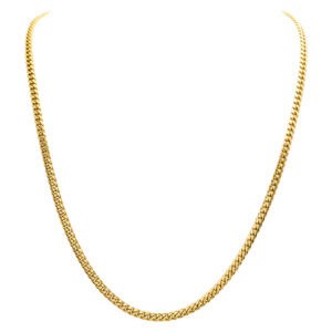 Link chain in 18k gold