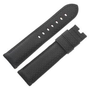 Panerai black nylon leather strap (24mm x 21.5mm)