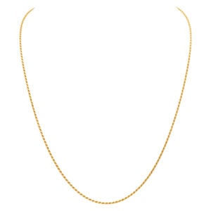 18k yellow gold chain with lobster clasp