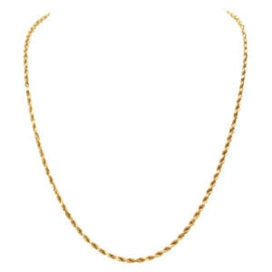 14k yellow gold chain necklace length: 20''