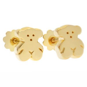 TOUS Sweet Dolls Gold Bear earrings in 18k yellow gold