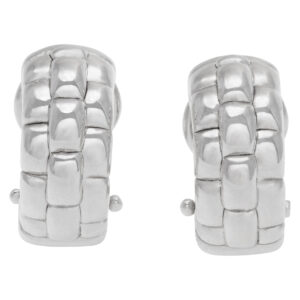 Fope Gioielli huggie earrings in 18k white gold