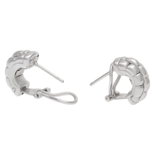 Fope Gioielli huggie earrings in 18k white gold