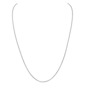 David Yurman sterling silver box chain necklace 22''