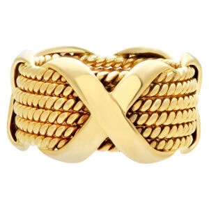 Tiffany and Company Schlumberger Ring 18k Yellow Gold