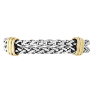 David Yurman double wheat link bracelet