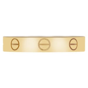 Cartier love ring in 18k yellow gold size 6.75