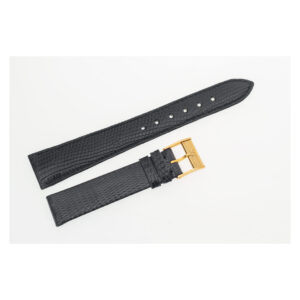 Cartier Black Lizard Strap With Original Tang Buckle (18x14).