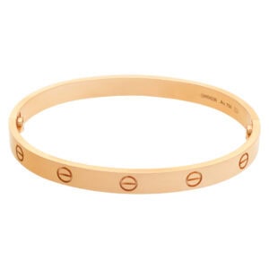 Cartier Love bracelet in 18k pink gold; size 19