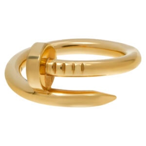 Cartier Just Un Clou ring in 18k yellow gold