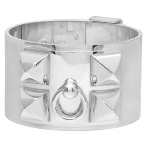 Hermes COLLIER DE CHIEN "CDC" bracelet in sterling silver