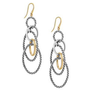 David Yurman Mobile Chain drop earrings in 18k and sterling silver