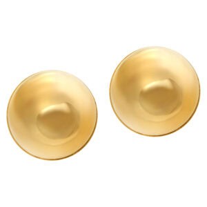 Dome earrings in 14k