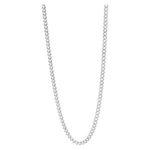 Classic 18k white gold chain