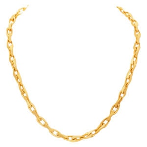 Heavy links chain 18k yellow gold