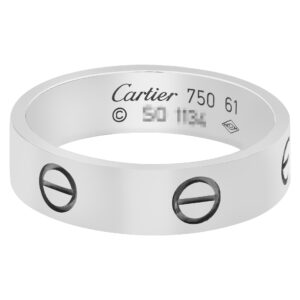 Catier Love ring in 18k white gold