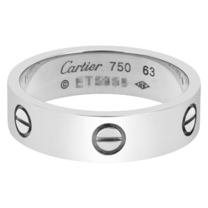 Cartier Love Ring in 18k white gold