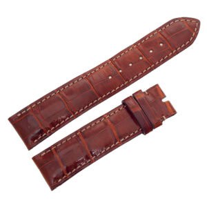 Rolex brown alligator strap at 19mm x 18mm