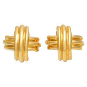 Tiffany & Co. Signature X collection earrings in 18k