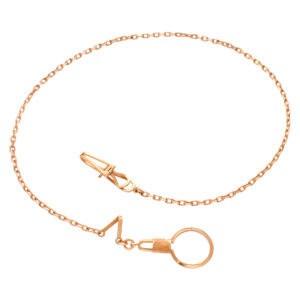 Pocket watch or key chain 18k rose gold