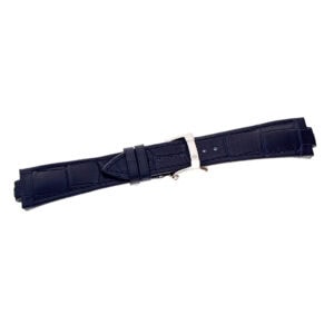 Ulysse Nardin navy blue alligator strap 23mm x 18mm