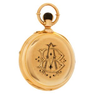 Ulysse Nardin "Quantiemes" pocket watch in 18k, with day, date and month