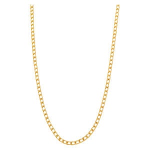 18k gold chain 23.5 inches.