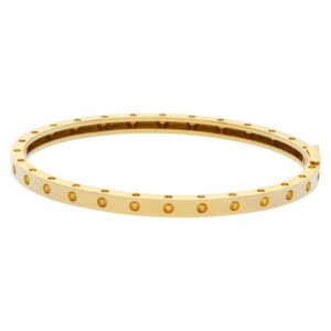 Roberto Coin "Symphony" collection 18K Pois Moi bangle bracelet