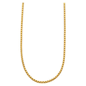 14K yellow chain. - 26"