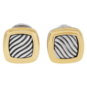 David Yurman Albion earrings In 18k & Sterling Silver