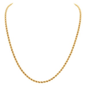 Rope chain in 18k