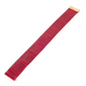 Piaget "Miss Protocole" red alligator strap (13mm x 13mm)