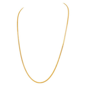 Curb link neklace in 14k