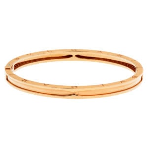 Bvlgari B.zero1 18k rose gold bangle bracelet, 5.5mm