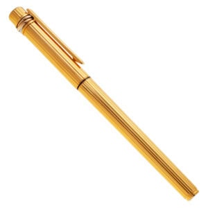 Must de Cartier "Trinity" fountain pen in 18k yellow gold