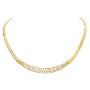 Diamond necklace in 14k with over 2 carats in diamonds.