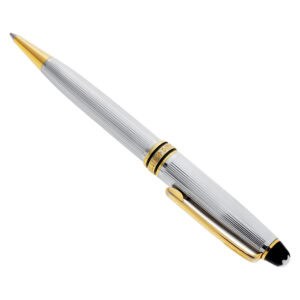 Monblanc Meisterstuck ballpoint pen in silver and gold