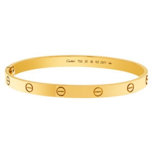 Cartier LOVE bracelet in 18k, size 20