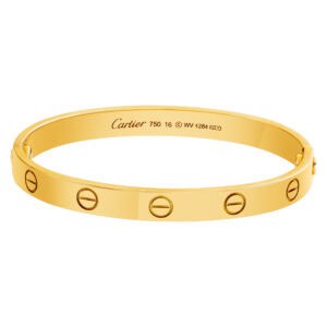 Cartier Love bracelet in 18k, size 16