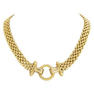 Panther stylish necklace in 18k