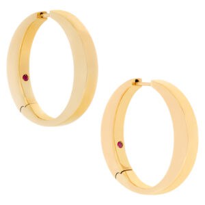 Roberto Coin hoop earrings in 18k